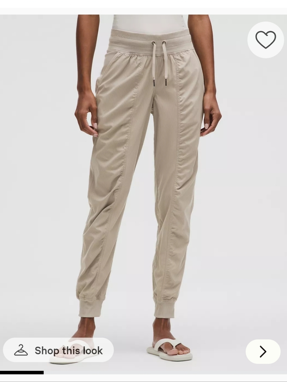 Lululemon Dance Studio Mid-Rise Jogger Size 2 & Warm Ash Gray 29" Inseam EUC